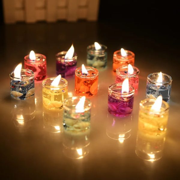 Jelly Candle Multi Color (6 Piece)