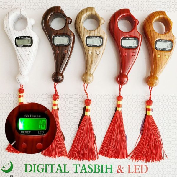 Digital Finger Counter Tasbih With LED Light