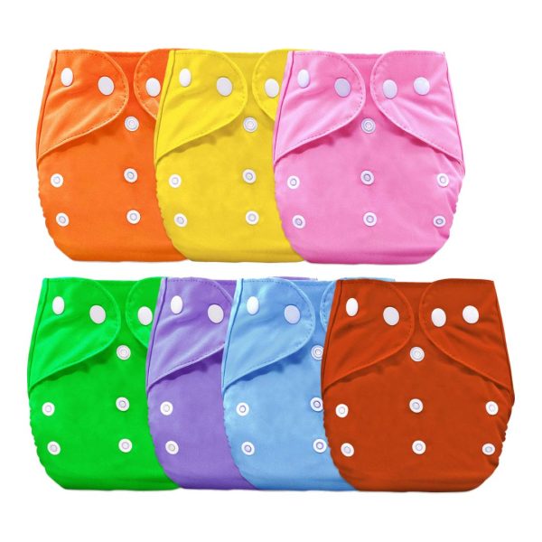 Washable Reusable Cloth Baby Diaper ( Combo 1 Diaper with 1 pad 3 Layer)