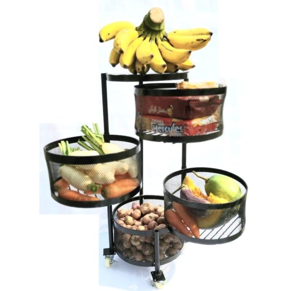 Rotating Kitchen Shelf / Kitchen Rack / Vegetable Storage Rack