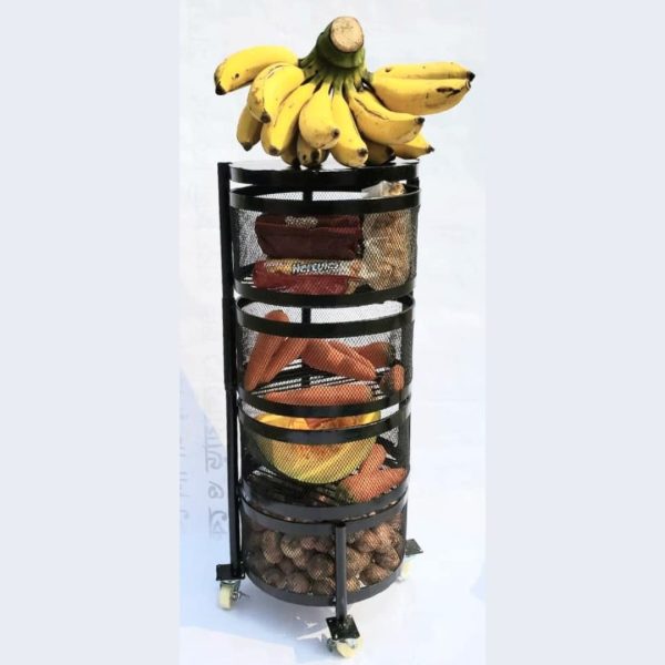 Rotating Kitchen Shelf / Kitchen Rack / Vegetable Storage Rack