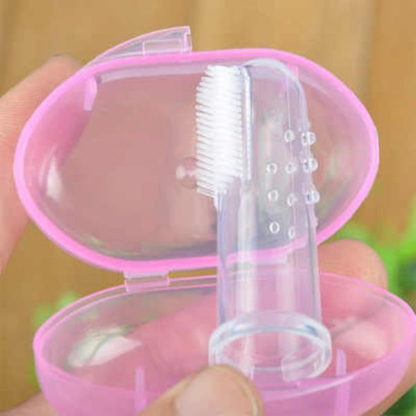 Silicone Baby Finger Toothbrush With Box