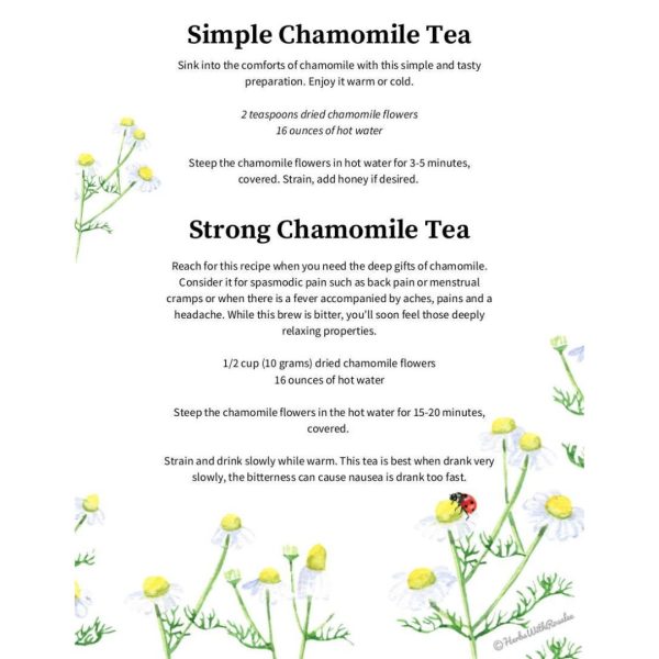 Chamomile-Flower Tea (Caffeine Free)