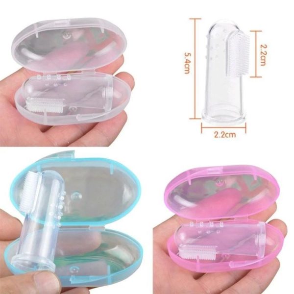 Silicone Baby Finger Toothbrush With Box