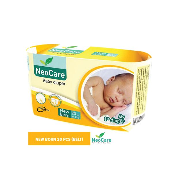 Neocare Baby Diaper New Born (0-4Kg) 20 pcs