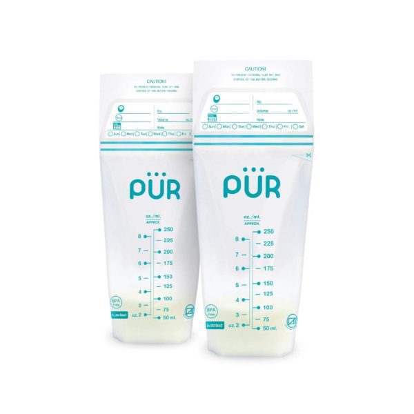 PUR Breast Milk Storage Bags – 24 Bags