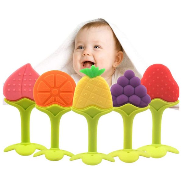 Silicone Fruit Baby Teether (1 Pcs)