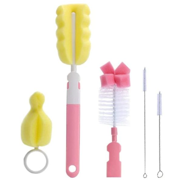 5 in 1 Feeder Bottle and Nipple Cleaning Brush