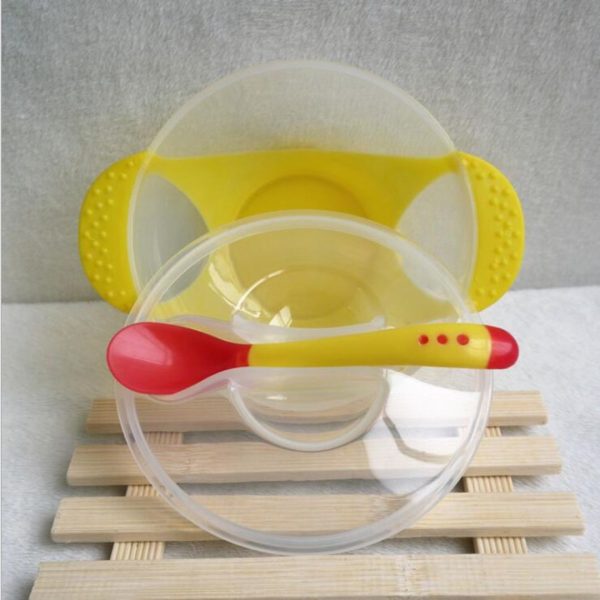 Baby Feeding Spoon and Suction Bowl