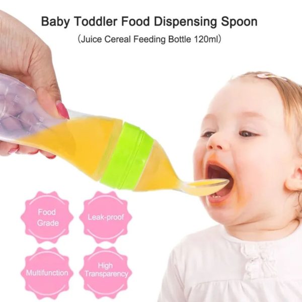 Silicone Squeeze Spoon Feeder