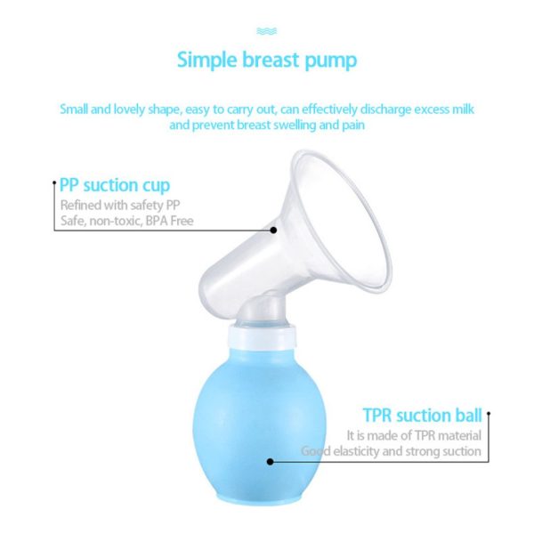 Silicone Manual Breast Pump (Baby Smile)